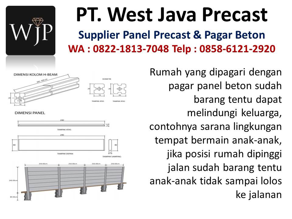 Harga panel pagar beton hubungi wa : 082218137048, tempat produksi pagar beton di Bandung Jual-pagar-beton-taman