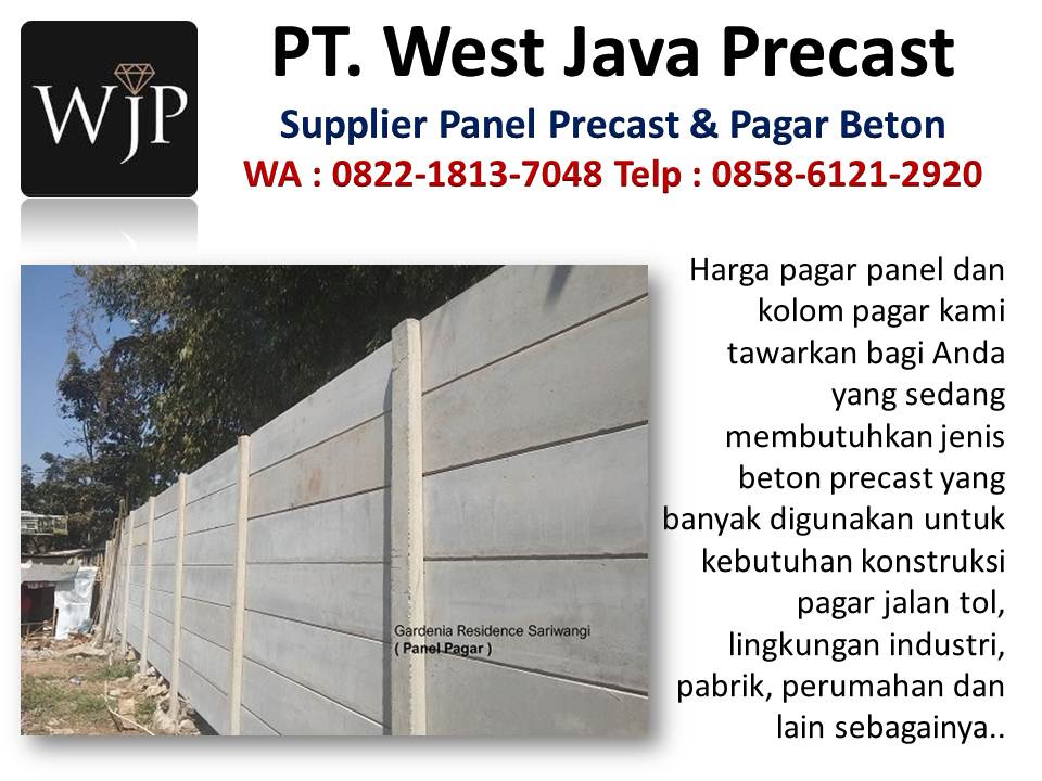 Dinding pracetak ringan hubungi wa : 082218137048, vendor tembok beton di Bandung.  Jual-pagar-panel-beton-precast-suya